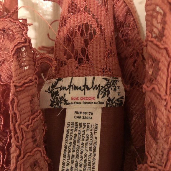 Intimately Free People Rust Lace Bodysuit - Picture 5 of 5